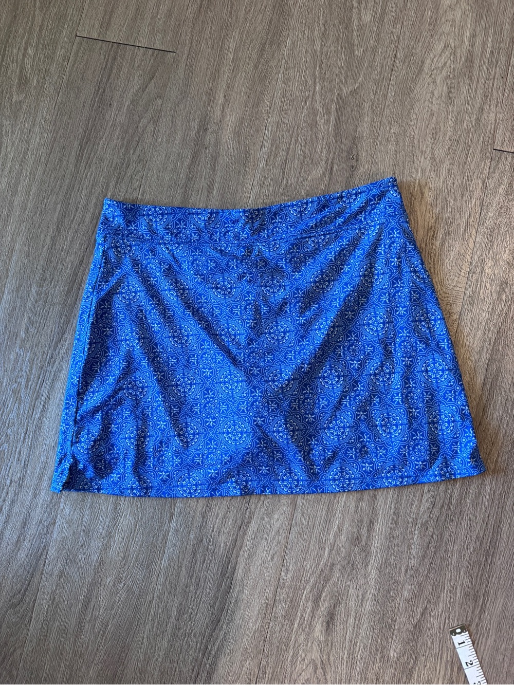 Tranquility by Colorado Clothing Blue Medallion Print Skort - Picture 3 of 6